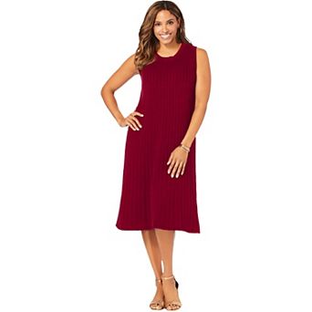 Jessica London Women's Plus Size 2 pc Sweater Jacket Dress