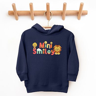 Mini Smiley Icons Lion - Toddler Hoodie