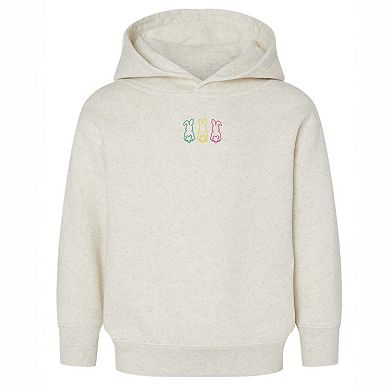 The Juniper Shop Embroidered Easter Bunny Outline Toddler Hoodie