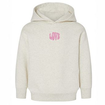 The Juniper Shop Embroidered Love Bold Toddler Hoodie
