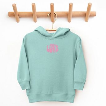 The Juniper Shop Embroidered Love Bold Toddler Hoodie
