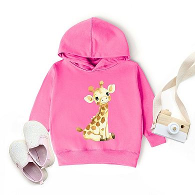 The Juniper Shop Watercolor Giraffe Toddler Hoodie
