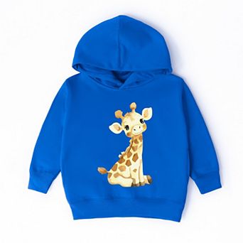 The Juniper Shop Watercolor Giraffe Toddler Hoodie
