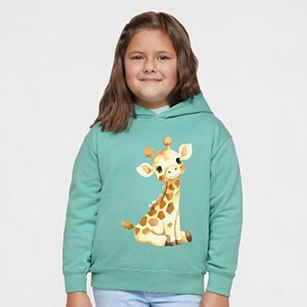 The Juniper Shop Watercolor Giraffe Toddler Hoodie