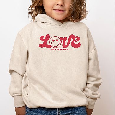The Juniper Shop SmileyWorld Love Cursive Toddler Hoodie