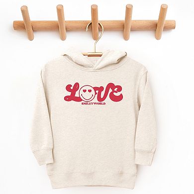 The Juniper Shop SmileyWorld Love Cursive Toddler Hoodie