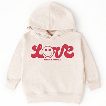 The Juniper Shop SmileyWorld Love Cursive Toddler Hoodie