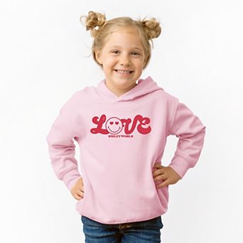 The Juniper Shop SmileyWorld Love Cursive Toddler Hoodie