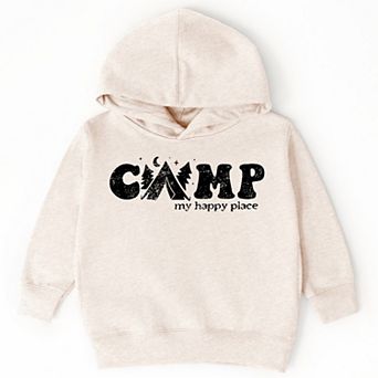 The Juniper Shop Camp My Happy Place Toddler Hoodie