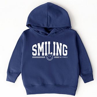 SmileyWorld Arched Varsity - Toddler Hoodie