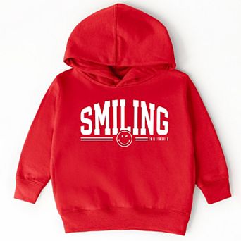 SmileyWorld Arched Varsity - Toddler Hoodie