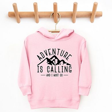 The Juniper Shop Adventure is Calling and I Must Go Toddler Hoodie