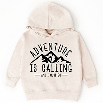 The Juniper Shop Adventure is Calling and I Must Go Toddler Hoodie
