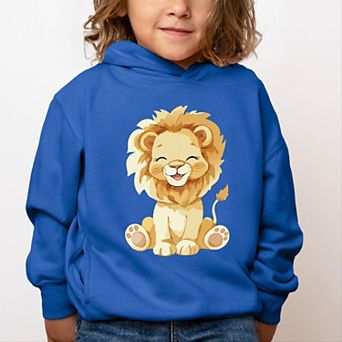 The Juniper Shop Watercolor Lion Toddler Hoodie