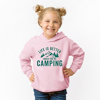The Juniper Shop Life Is Better When You're Camping Toddler Hoodie