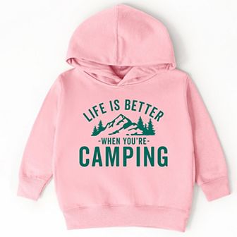 The Juniper Shop Life Is Better When You're Camping Toddler Hoodie