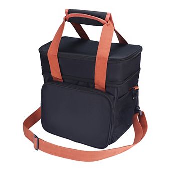 Reusable Lunch Bag, Insulated Leakproof Lunch Box, Large Capacity Lunch Cooler Bag 10.2*7.1*11.0in