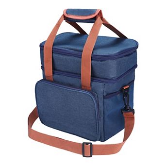 Reusable Lunch Bag, Insulated Leakproof Lunch Box, Large Capacity Lunch Cooler Bag 10.2*7.1*11.0in