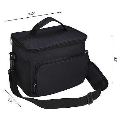 Insulated Lunch Bag, Leakproof Lunch Box for Work Office, Freezable Cooler Bag 10.0*6.7*8.1in