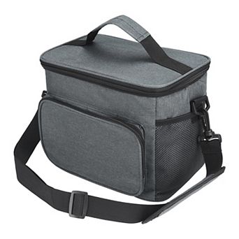 Insulated Lunch Bag, Leakproof Lunch Box for Work Office, Freezable Cooler Bag 10.0*6.7*8.1in