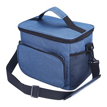 Insulated Lunch Bag, Leakproof Lunch Box for Work Office, Freezable Cooler Bag 10.0*6.7*8.1in