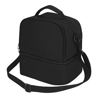 Freezable Leakproof Reusable Lunch Cooler Bag/Box with Adjustable Shoulder Strap, 9.8*7.5*10.0in