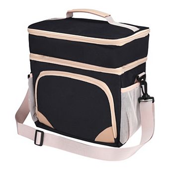 Reusable Lunch Bag, Insulated Leakproof Lunch Box for Work, Picnic, Lunch Cooler Bag 10.6*7.9*11.8in