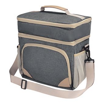 Reusable Lunch Bag, Insulated Leakproof Lunch Box for Work, Picnic, Lunch Cooler Bag 10.6*7.9*11.8in