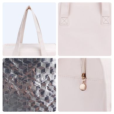 Insulated Lunch Bag, Tote Bag Large Capacity, Cooler Bag for Office, Travel, Picnic 10.2*7.9*11.0in