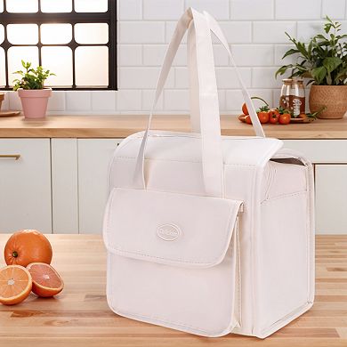 Insulated Lunch Bag, Tote Bag Large Capacity, Cooler Bag for Office, Travel, Picnic 10.2*7.9*11.0in
