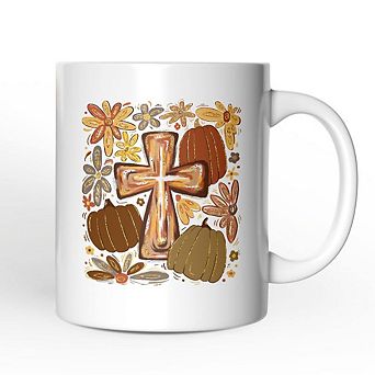 Fall Blessings Mug, Autumn Christian Faith Gift
