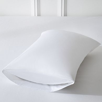 2 Pack 400TC Cotton Sateen Pillowcases, Comfort with Hotel-Style Embroidery