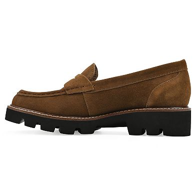 White Mountain Gunner Women's Lug Sole Loafers
