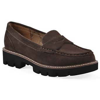 White Mountain Gunner Women's Lug Sole Loafers