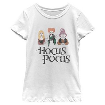 Girls' Disney's Hocus Pocus Sanderson Sisters Short Sleeve Graphic Tee