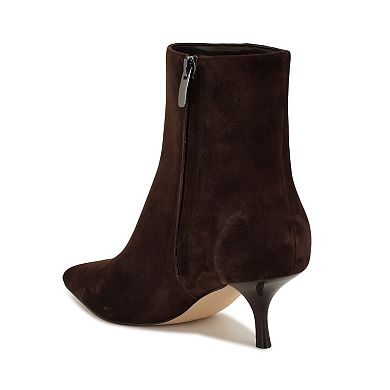 Nine West Hermena Women's Suede Ankle Boots with Block Heel