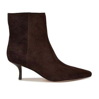 Nine West Hermena Women's Suede Ankle Boots with Block Heel