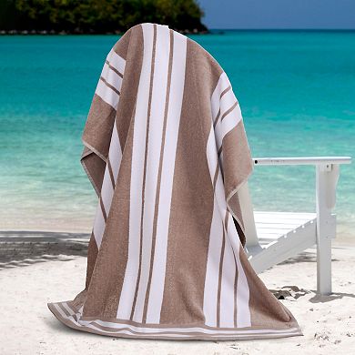 SUPERIOR 6-pc. Cabana Striped Cotton Beach Towel Set