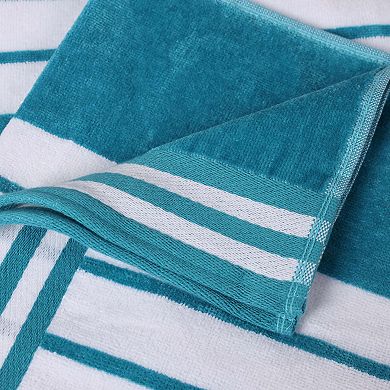 SUPERIOR 4-pc. Cabana Striped Cotton Beach Towel Set