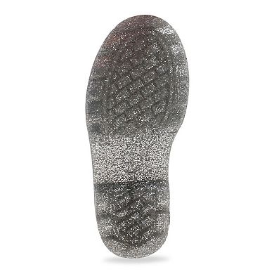 Western Chief Glitter Girls' Lace-Up Ankle Combat Rain Boots