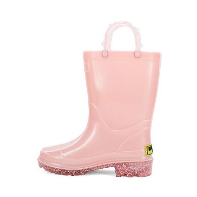 Western Chief Lighted Girls' Bow Accent Rain Boots