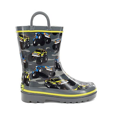 Western Chief Monster Crusher Boys' Waterproof Rain Boots