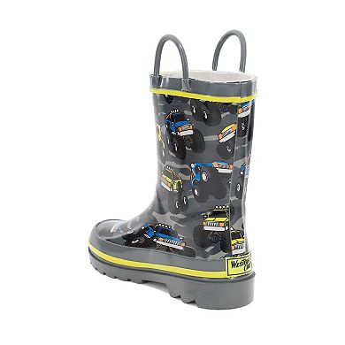 Western Chief Monster Crusher Boys' Waterproof Rain Boots