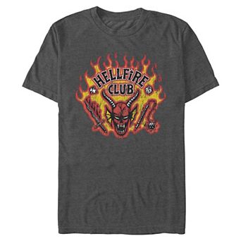 Big & Tall Stranger Things Hellfire Club Graphic Tee