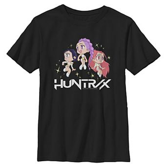 Boys 8-20 KPop Demon Hunters Chibi Group Graphic Tee