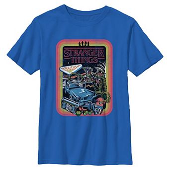 Boys 8-20 Stranger Things Retro Collage Graphic Tee