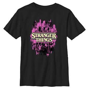 Boys 8-20 Stranger Things Bike Ride Silhouettes Graphic Tee