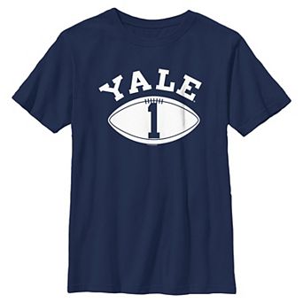 Boys 8-20 Yale Number 1 Football Graphic Tee