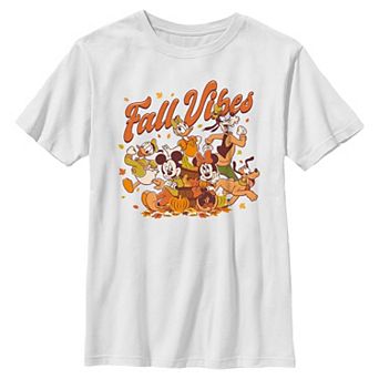 Boys 8-20 Disney's Mickey & Friends Fall Vibes Graphic Tee