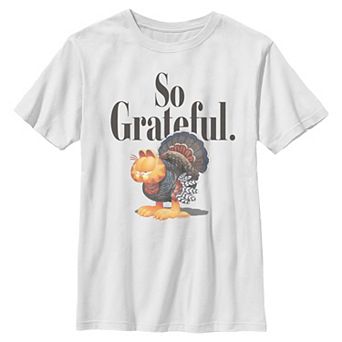 Boys 8-20 Garfield So Grateful Graphic Tee